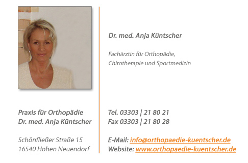Privatpraxis für Orthopädie - Dr. med. Anja Küntscher	